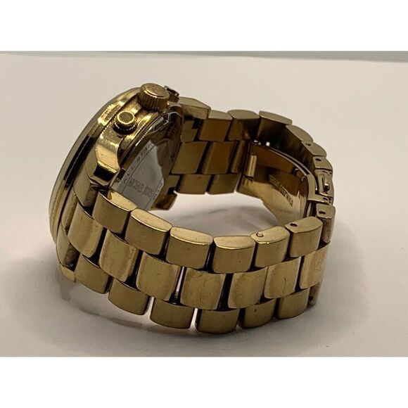 Michael Kors MK5055 Unisex Gold Stainless Steel Analog Dial Quartz Watch NA13 - Picture 11 of 11